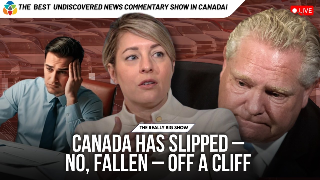 Canada has slipped – no, fallen – off a cliff