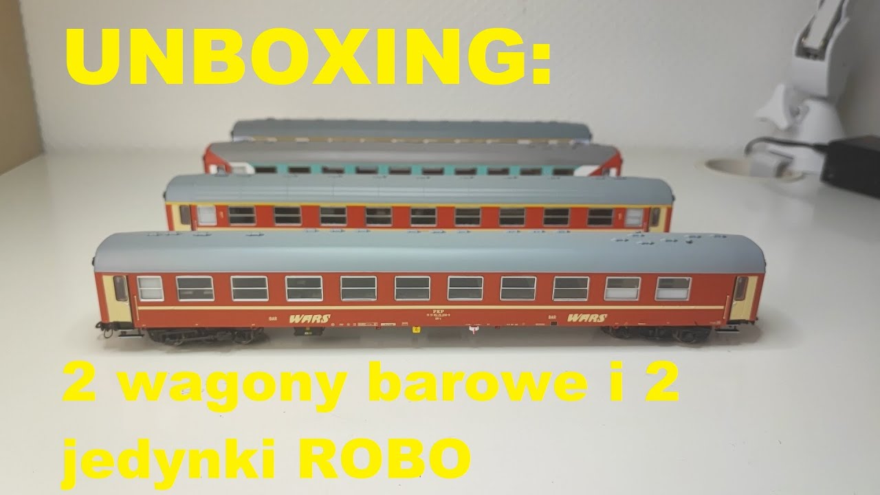 UNBOXING: 2 wagony barowe i 2 jedynki ROBO