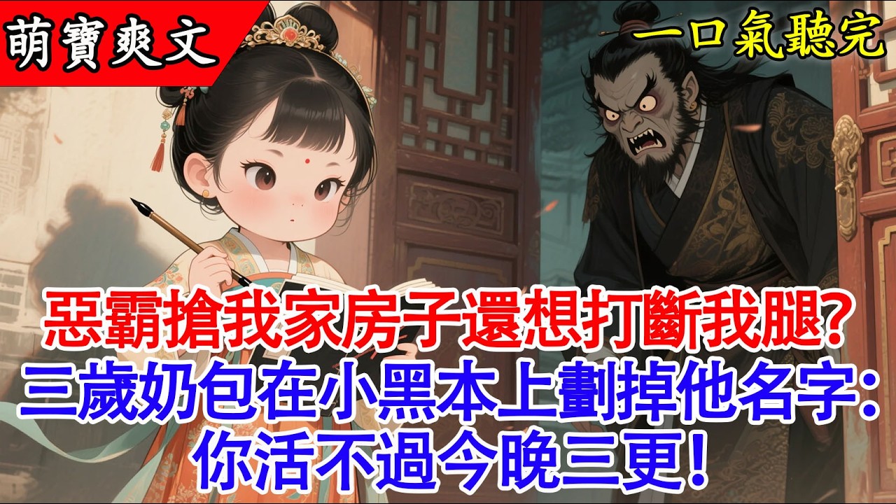 【完結小說】三歲半奶娃手握生死簿？預言惡霸“活不過三更”，全鎮當笑話，半夜全嚇傻！#爽文 #有聲書 #萌娃 #萌寶 #小說 #原創