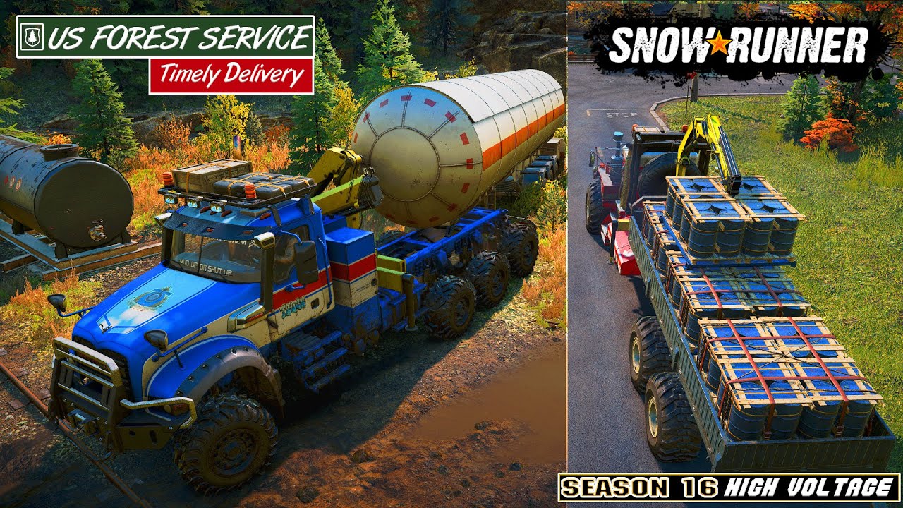 SnowRunner : Sezonul 16 | Washington = US Forest Begin's : Timely Delivery