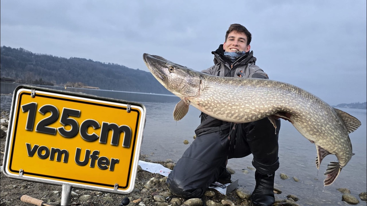 Fange ich endlich meinen ersten 125cm+ Hecht vom Ufer? Hechtangeln in der Schweiz am Z&uuml;richsee