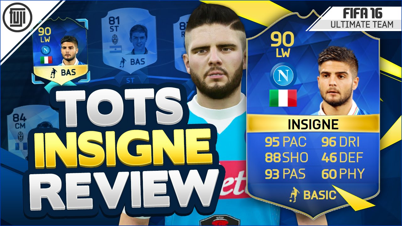 TOTS (90) INSIGNE PLAYER REVIEW! - FIFA 16 Ultimate Team
