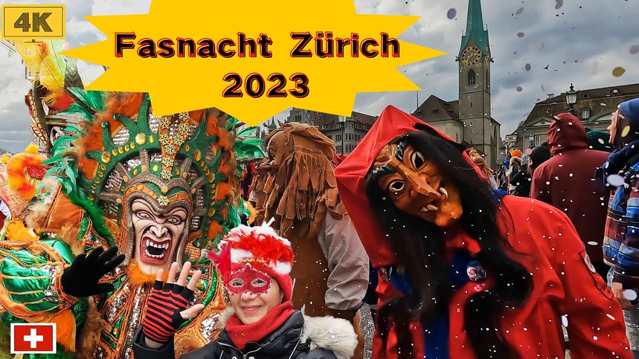 Fasnacht Zürich 2023🇨🇭|carnival Parade2023 |Zürich Schwitzerland|苏黎世狂欢节