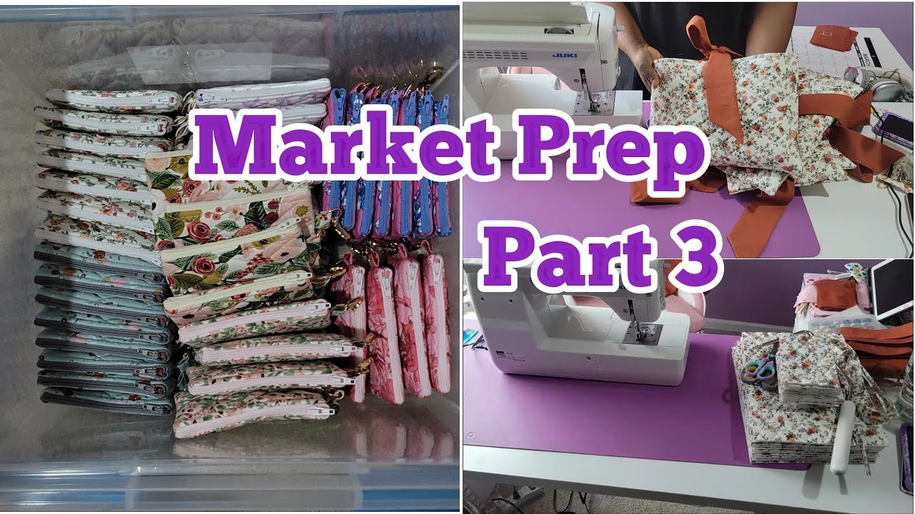 Part 3 Of Market Prep | Sewing Bible Sleeves | Cleaning Sewing Machine | Etsy Seller