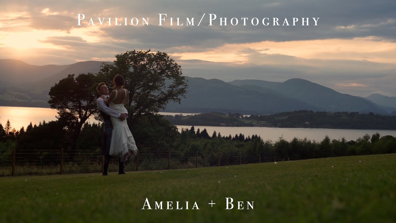 Boturich Castle wedding video Loch Lomomd Amelia and Ben