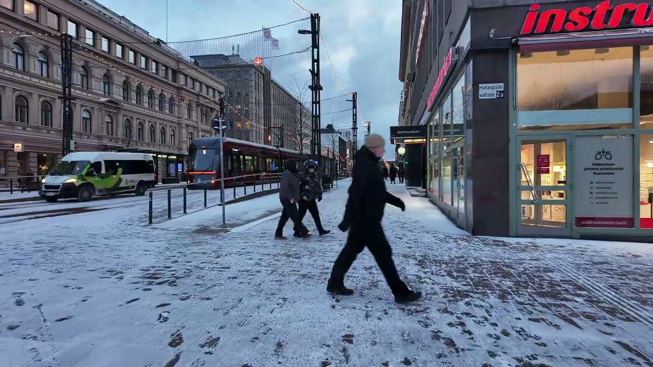 Finland Snow Walk 🇫🇮❄️ Winter Daylight 🇫🇮 Finland 2026 ❄️ 4K Binaural Walking Tour