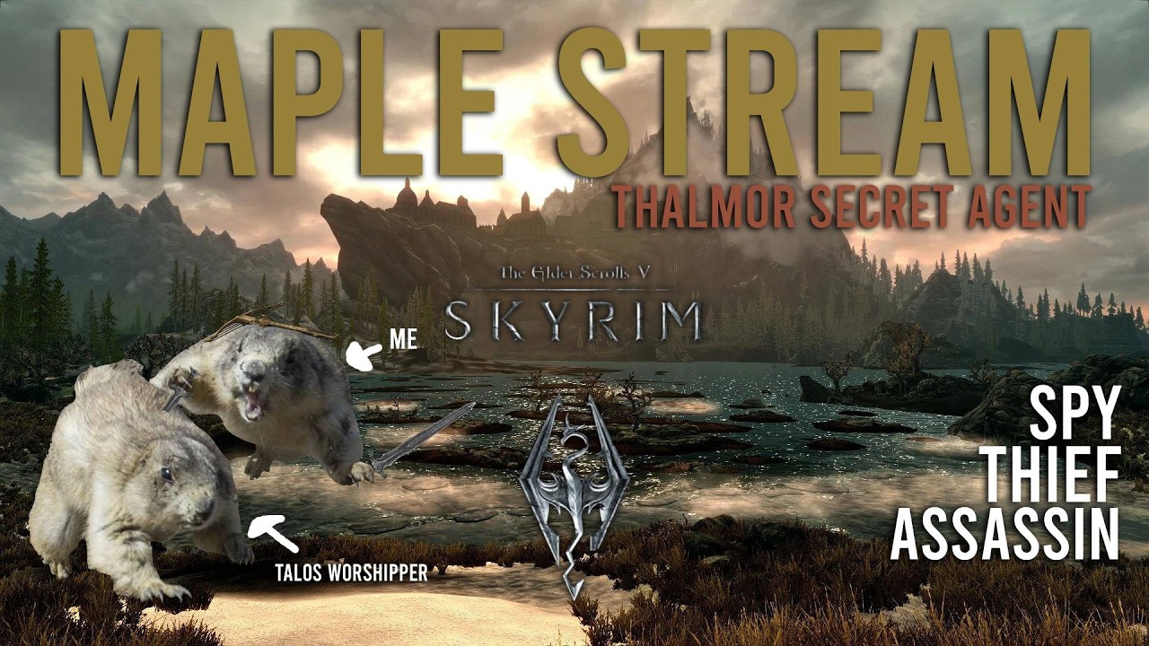 100% not a Thalmor Spy, helping the Nords retake Skyrim - Casual Skyrim Stream(No Mods) - Day 7