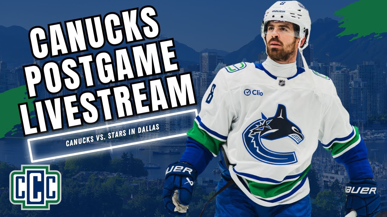 CANUCKS VS. STARS POSTGAME LIVESTREAM - October 16, 2025