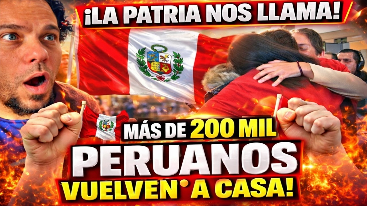 ¡216.000 PERUANOS REGRESAN! EL RETORNO A LA PATRIA QUE EMOCIONA