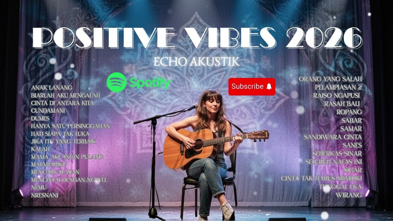 Playlist Lagu Indonesia Akustik Paling Relax & Bikin Mood Naik