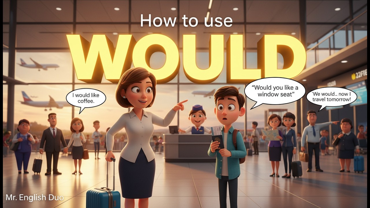 How to Use WOULD in English | Real Life Conversations for Beginners (Speak Naturally!)