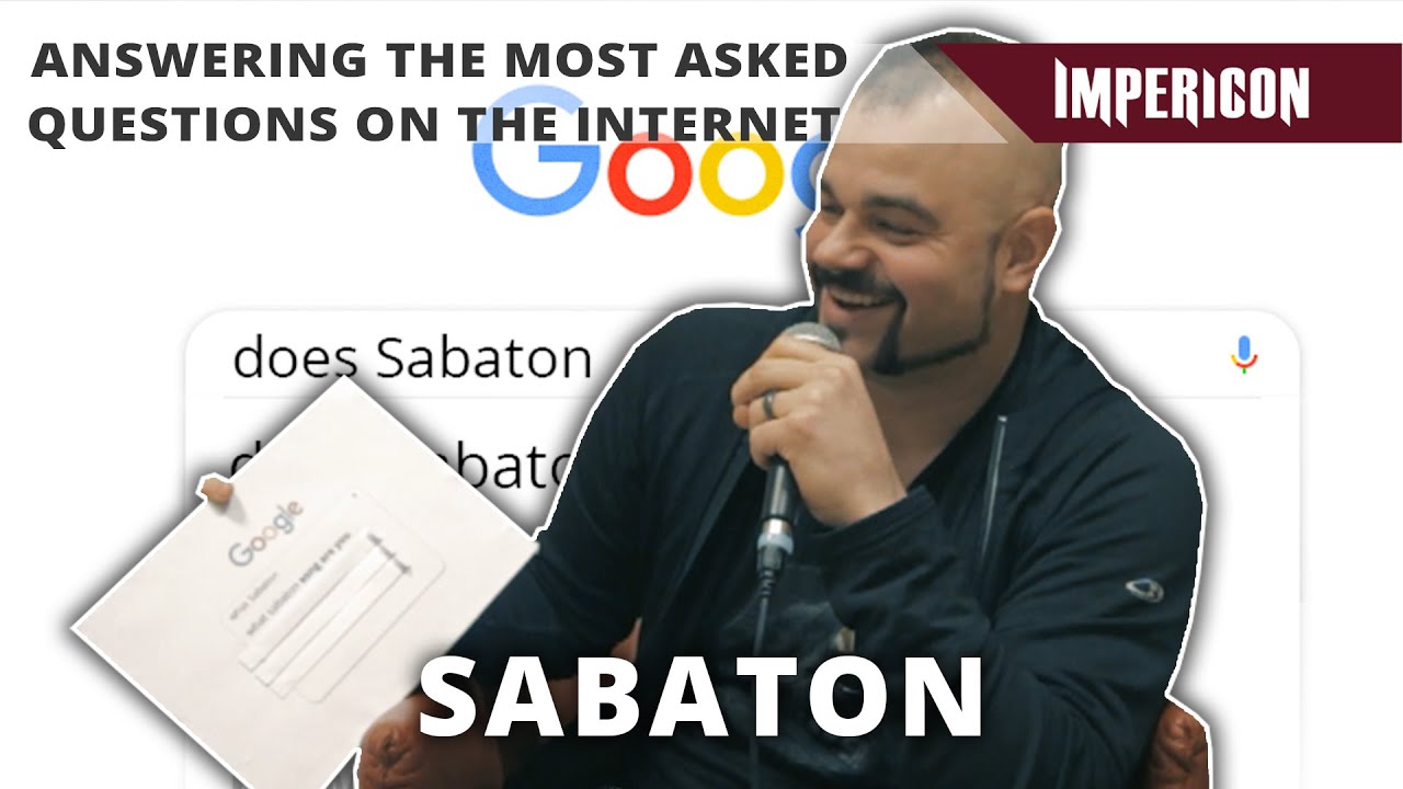 Joakim Brodén | SABATON Answering The Most Asked Questions On The Internet