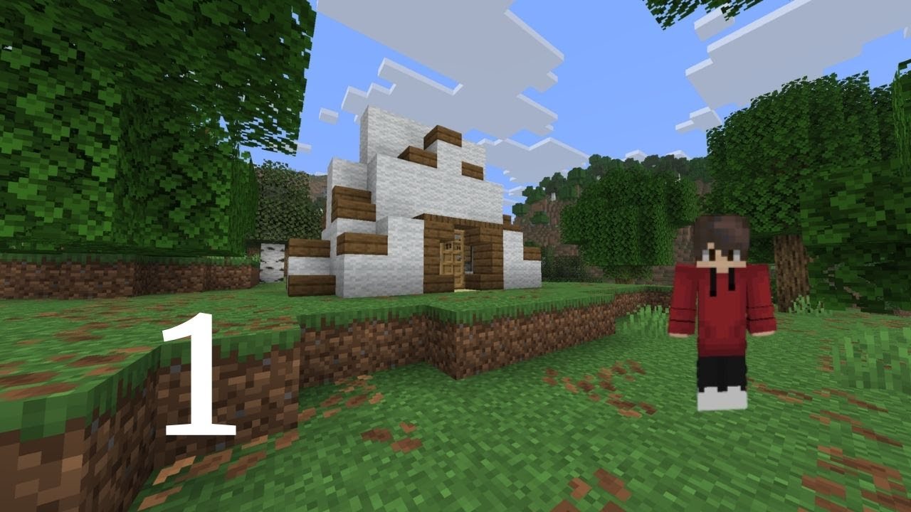 ÇADIRIMIZ | MİNECRAFT SURVİVAL BÖLÜM 1