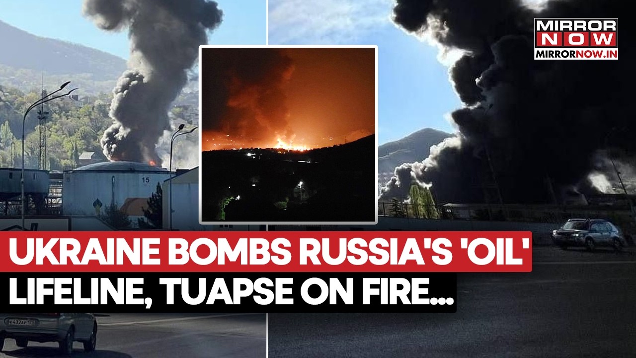 Ukraine Strikes Russia's Oil Hub Tuapse, Massive Fire Erupts As Key Energy Lifeline Hit Again