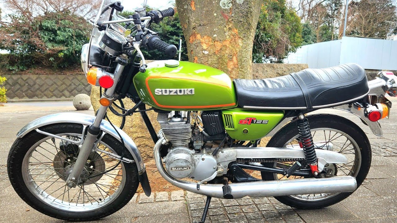２スト!!【 SUZUKI GT125 】車両紹介 スズキ/ミニサンパチ/マフラー音
