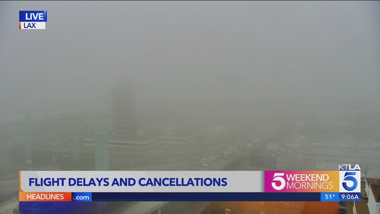 Hundreds of flights delayed due to thick fog blanketing Southern California&nbsp;