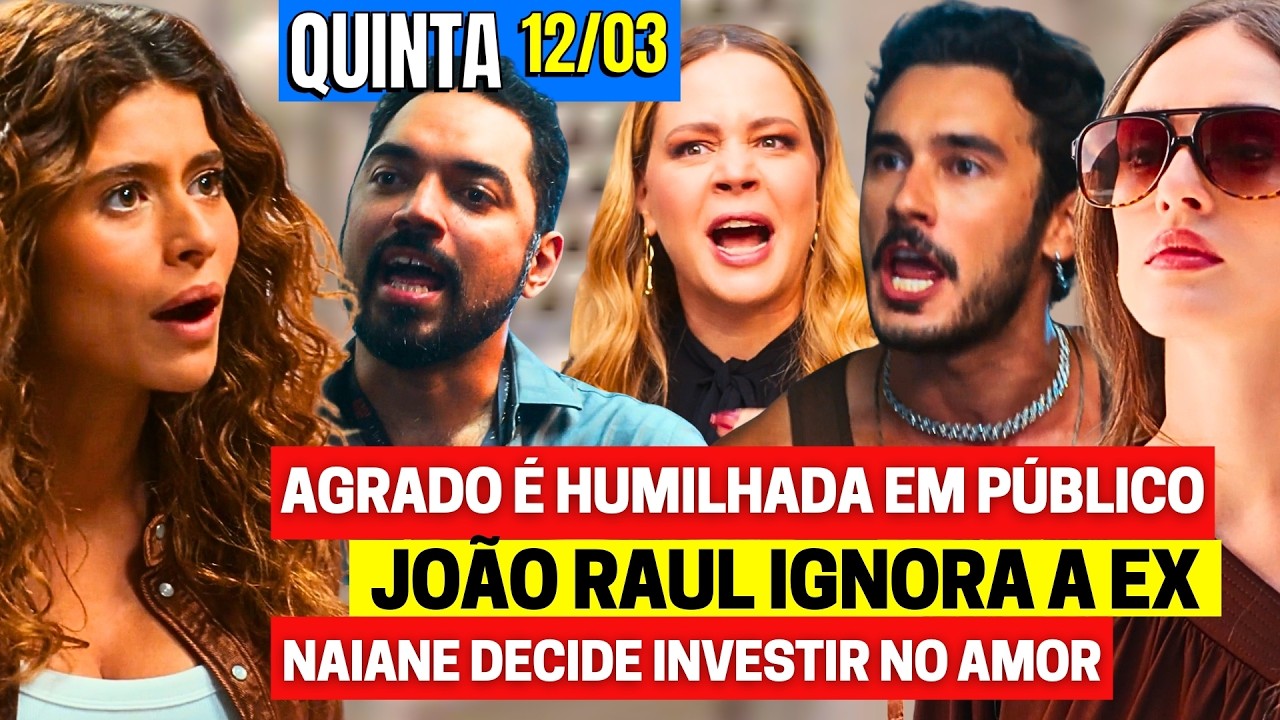 CORAÇÃO ACELERADO Capítulo de hoje QUINTA 12/03 Resumo Completo Nova Novela das 7 assistir ao vivo
