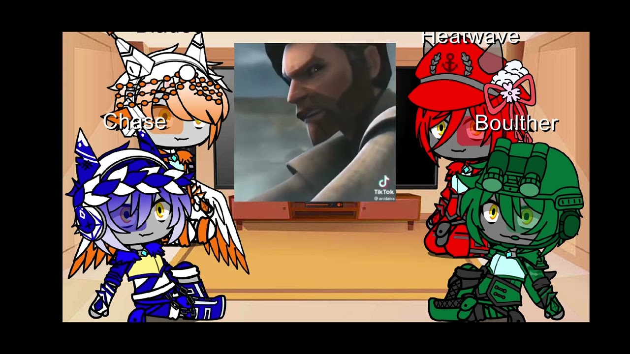 Rescue Bots react to Cody as Comarnder Cody from Star wars/Rescue Bots x Star wars