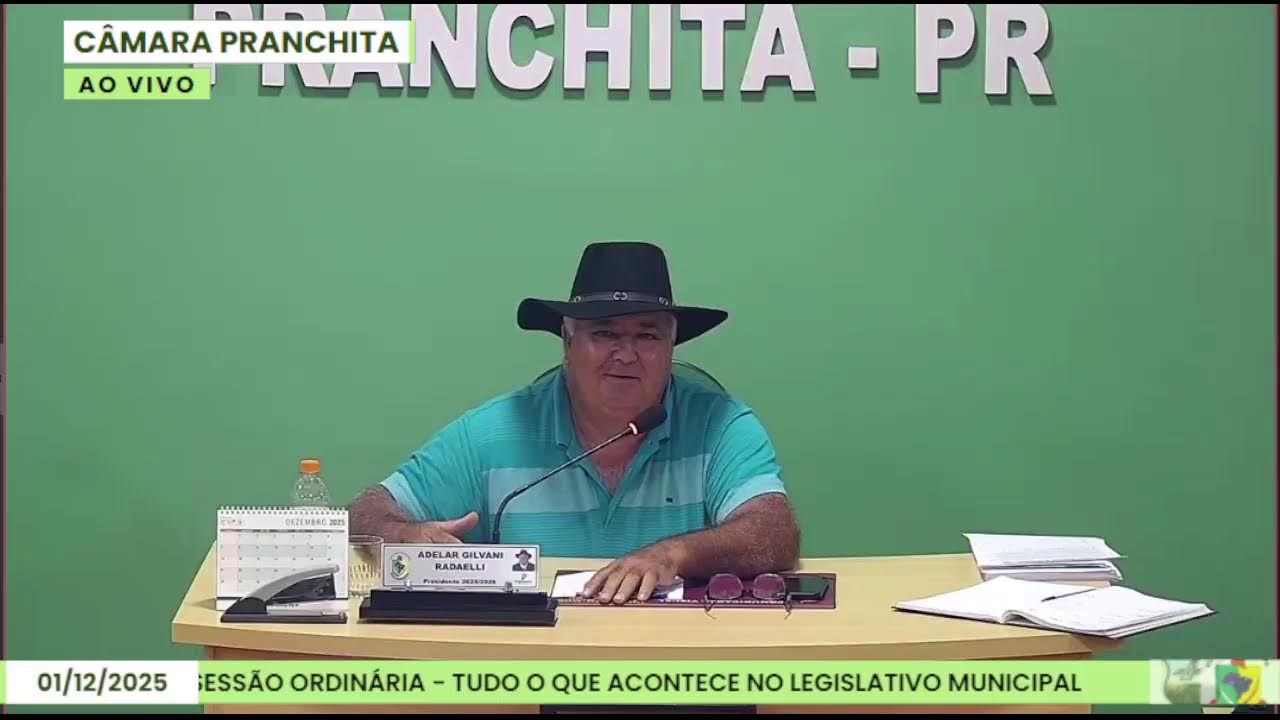 SESSÃO  ORDINÁRIA 01/12/2025