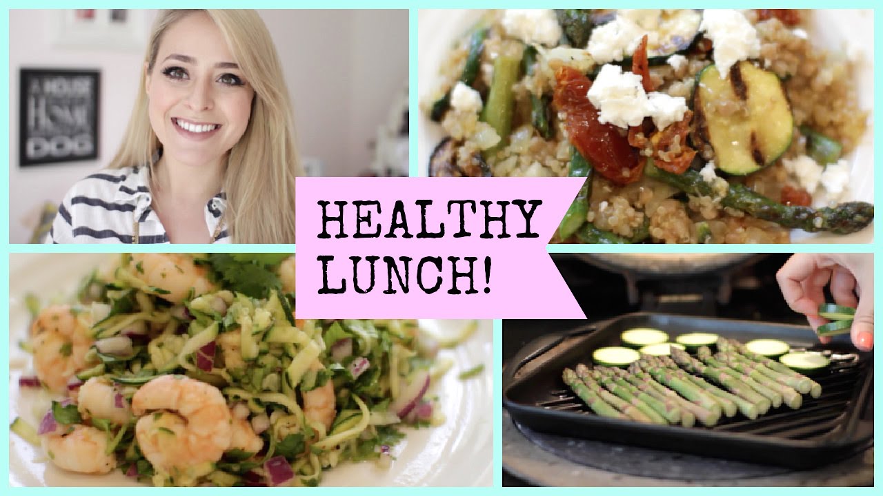 3 Healthy Lunch Ideas! | Fleur De Force