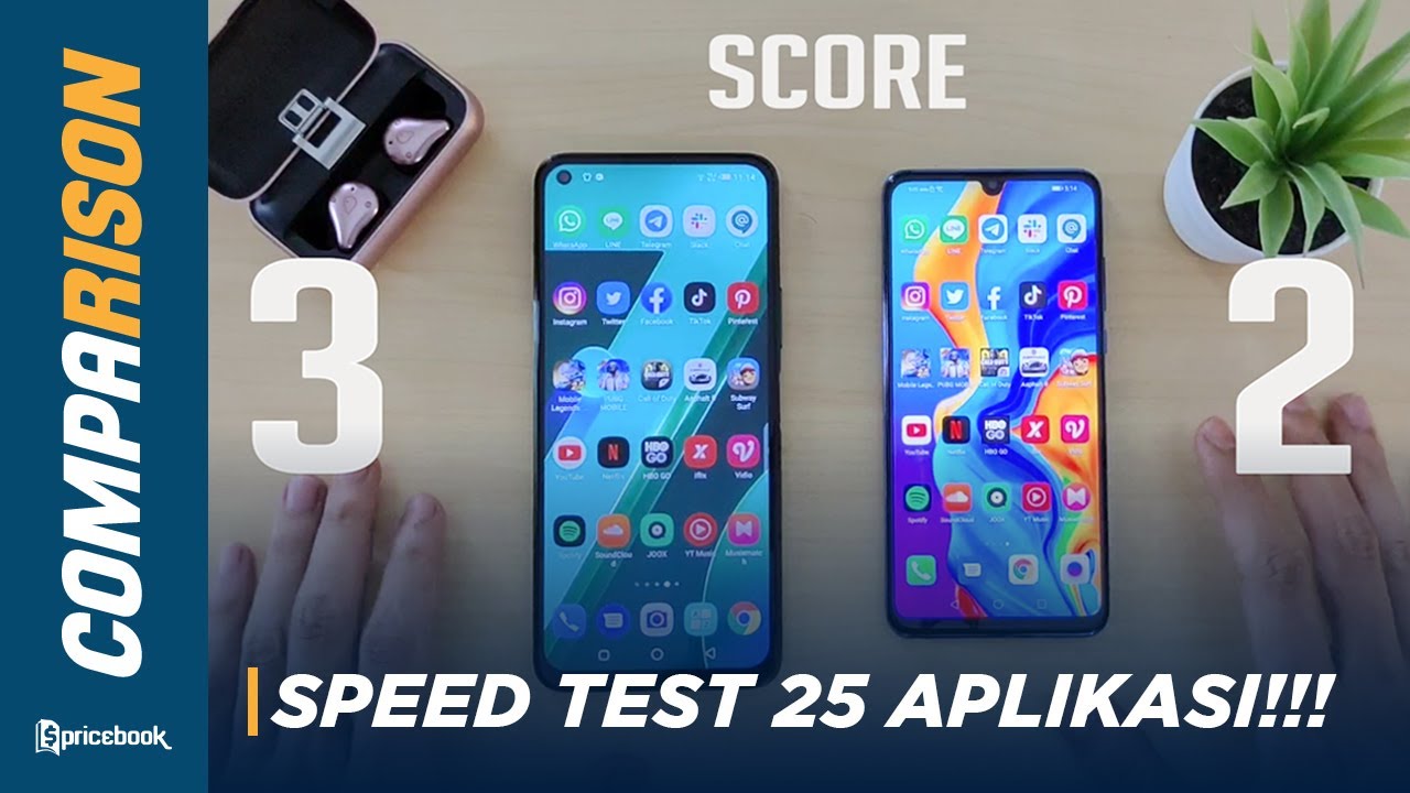SPEED TEST HP RAM 6GB! Infinix Note 7 VS Huawei P30 Lite!
