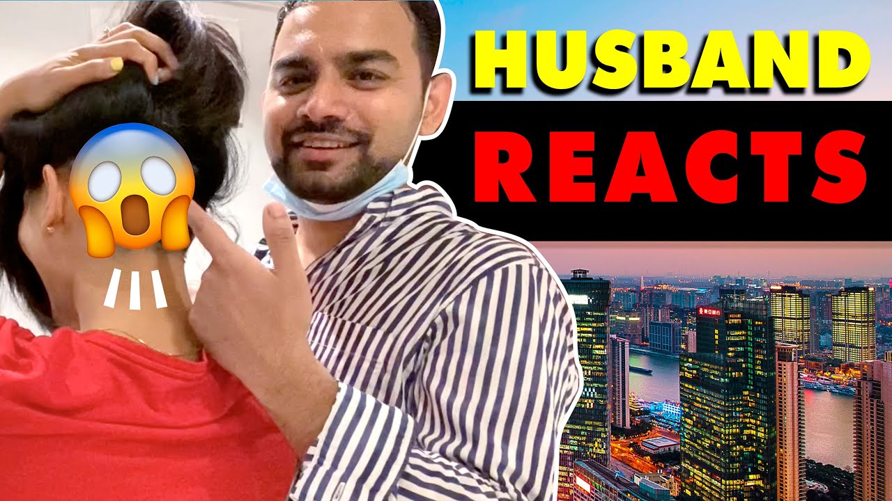 My Wife Gets A Haircut in China | Reaction | Travel Vlog