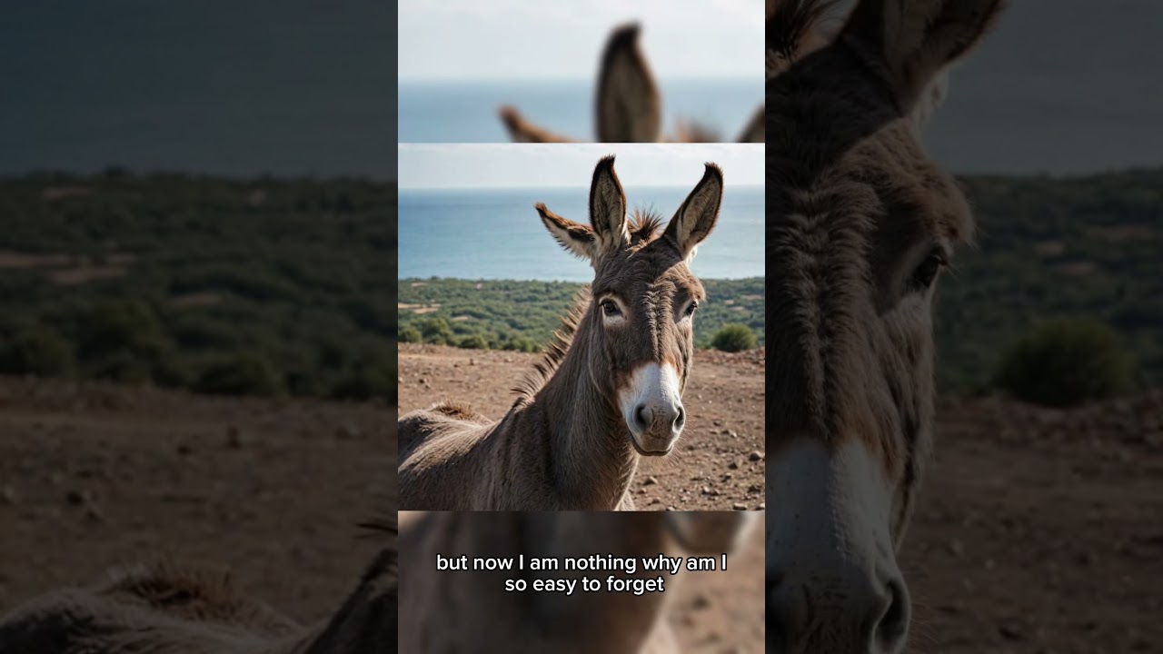 The Abandoned Donkey 🫏💔 A Forgotten Life