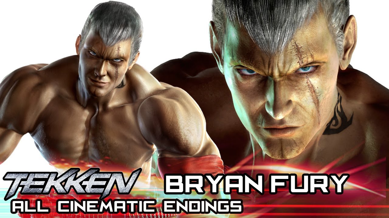 BRYAN FURY - All Cinematic Endings in TEKKEN Series (1997-2017)
