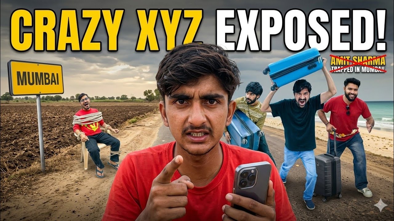 CRAZY XYZ NEW SERIES UNLOCKED 🔓 AMIT SHARMA VS TEAM MEMBER EXPOSE 🤡