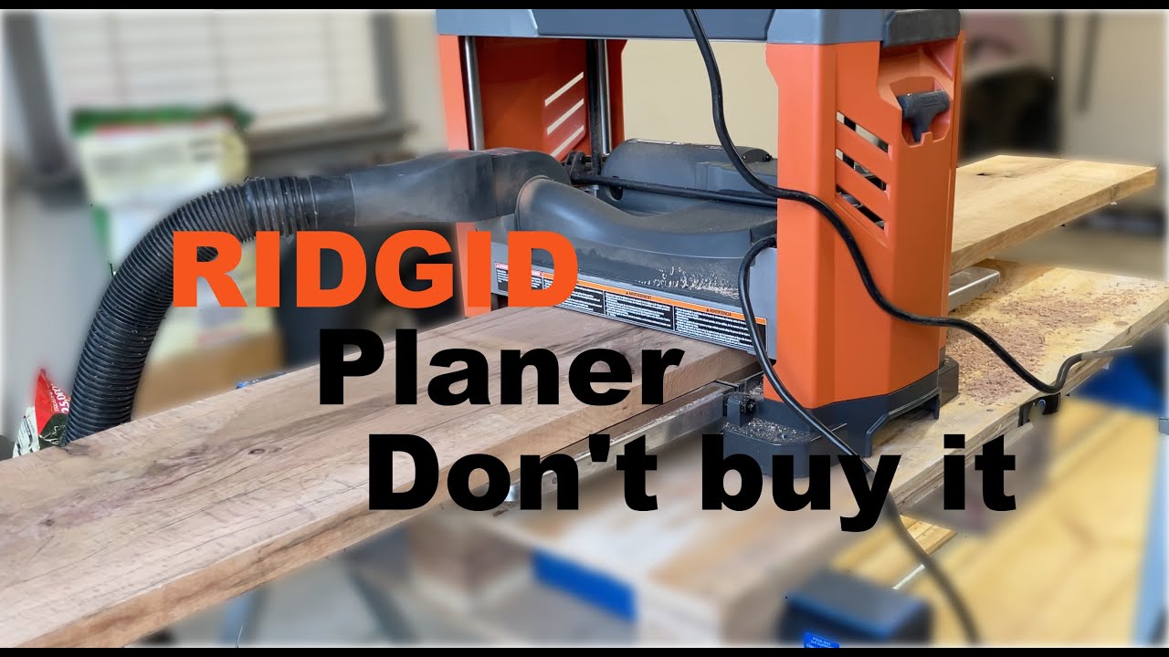 23-49 | Ridgid 13 inch 3 blade thickness planer Review | R4331 | Should you buy it |