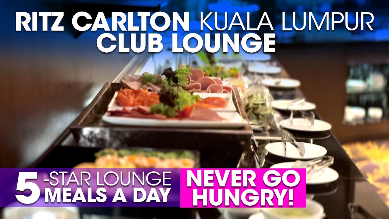 Best club lounge food in Kuala Lumpur | Ritz Carlton Kuala Lumpur Club Lounge