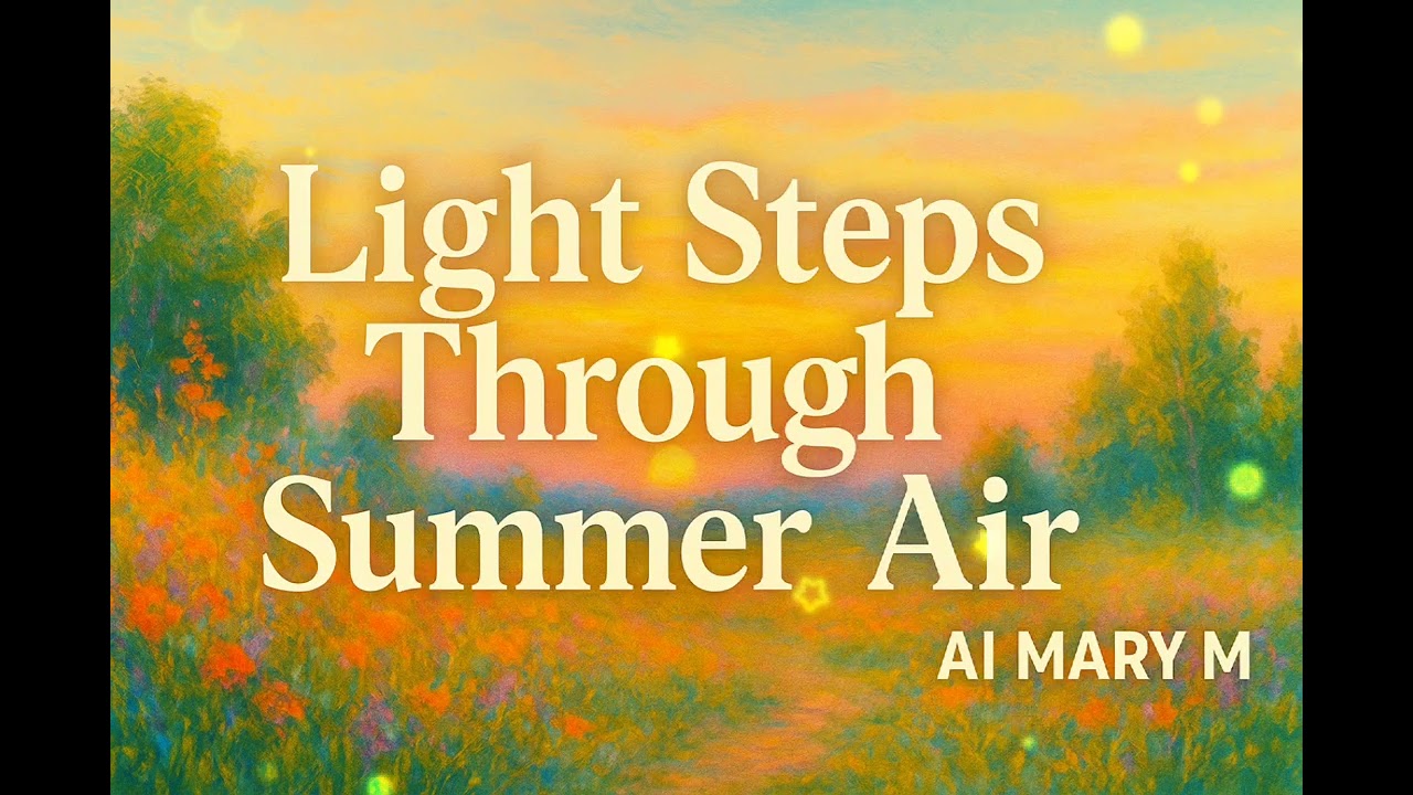 Light Steps Through Summer Air 🌼 AI MARY M | Peaceful Chill Cinematic Music
