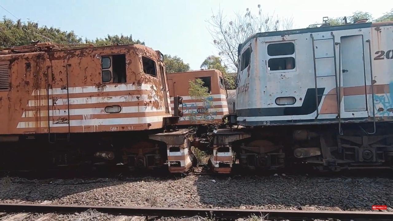 O ABANDONO DAS LOCOMOTIVAS (Expediçao Saudade Fepasa)