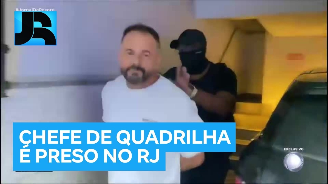Polícia prende chefe de quadrilha especializada em roubar caixas eletrônicos e imóveis de luxo no RJ