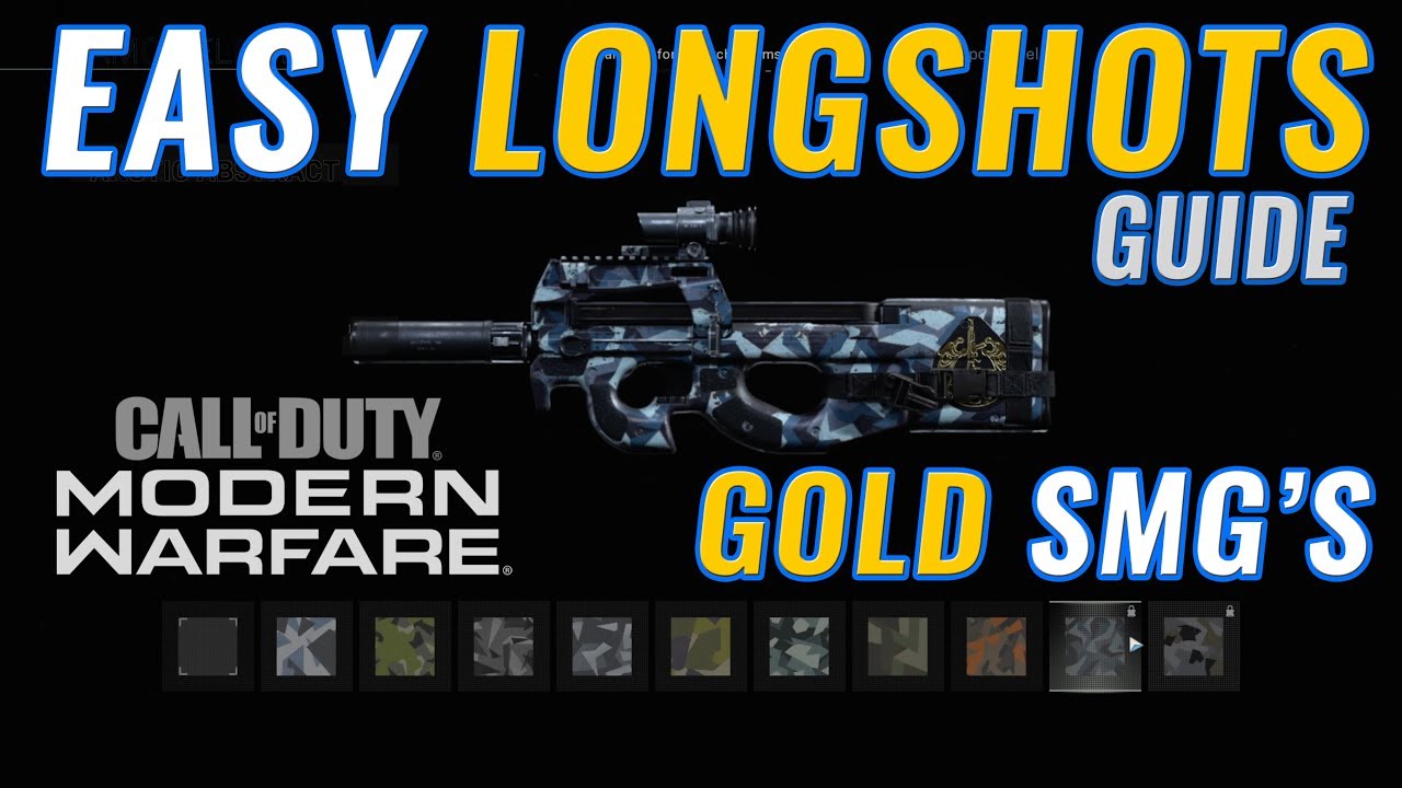 How To Get Longshots FAST & EASY! | Gold weapons FAST (Modern Warfare)