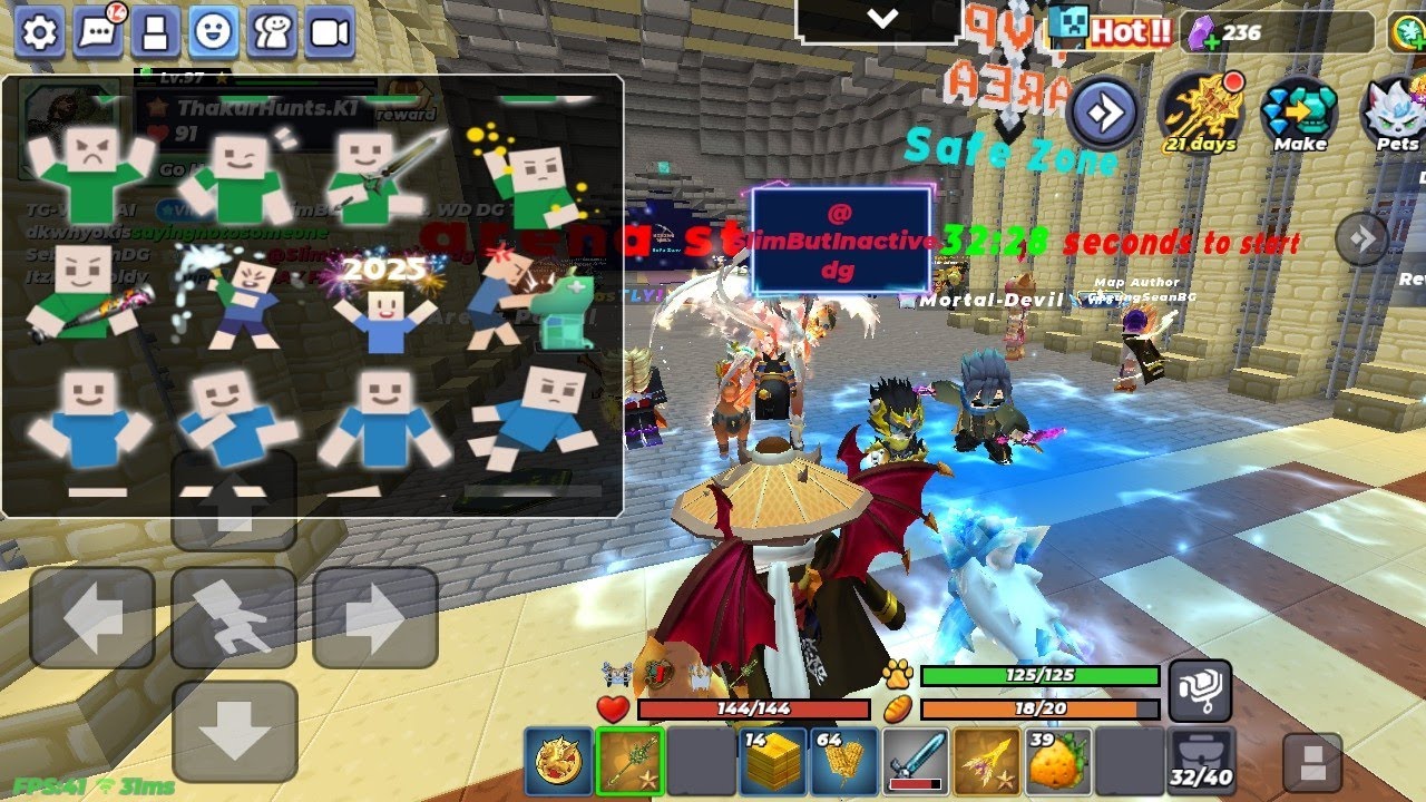 Blockmango Skyblock war | K1 vs HR | Bg skyblock gang war