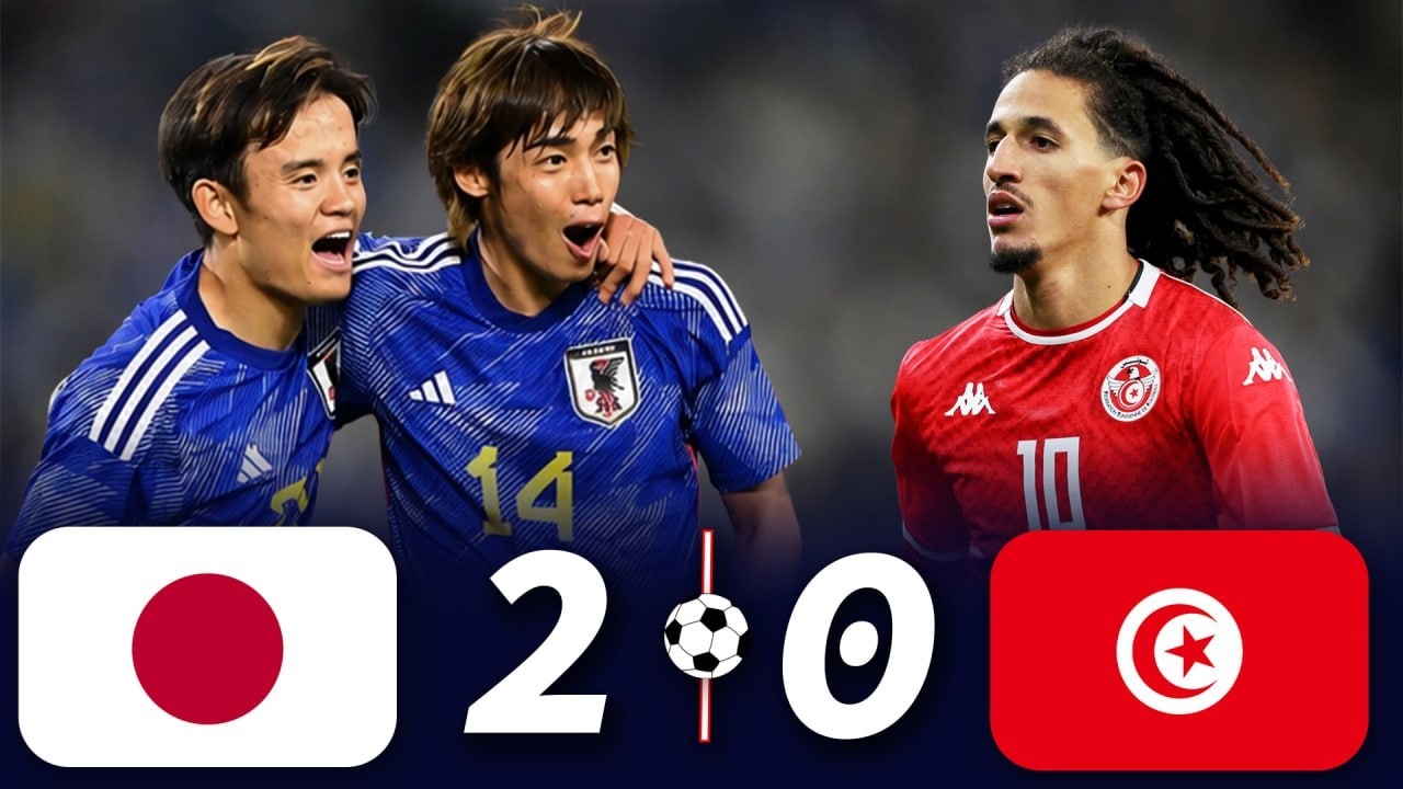 🇯🇵 Japan vs Tunisia | Japan Dominate Tunisia in a Stunning Victory