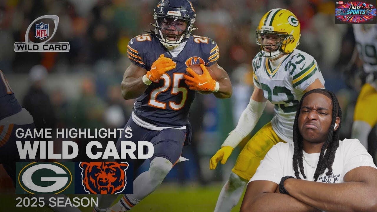 IHateSports React To Green Bay Packers vs Chicago Bears Game Highlights | 2025 NFL Season Wild Card