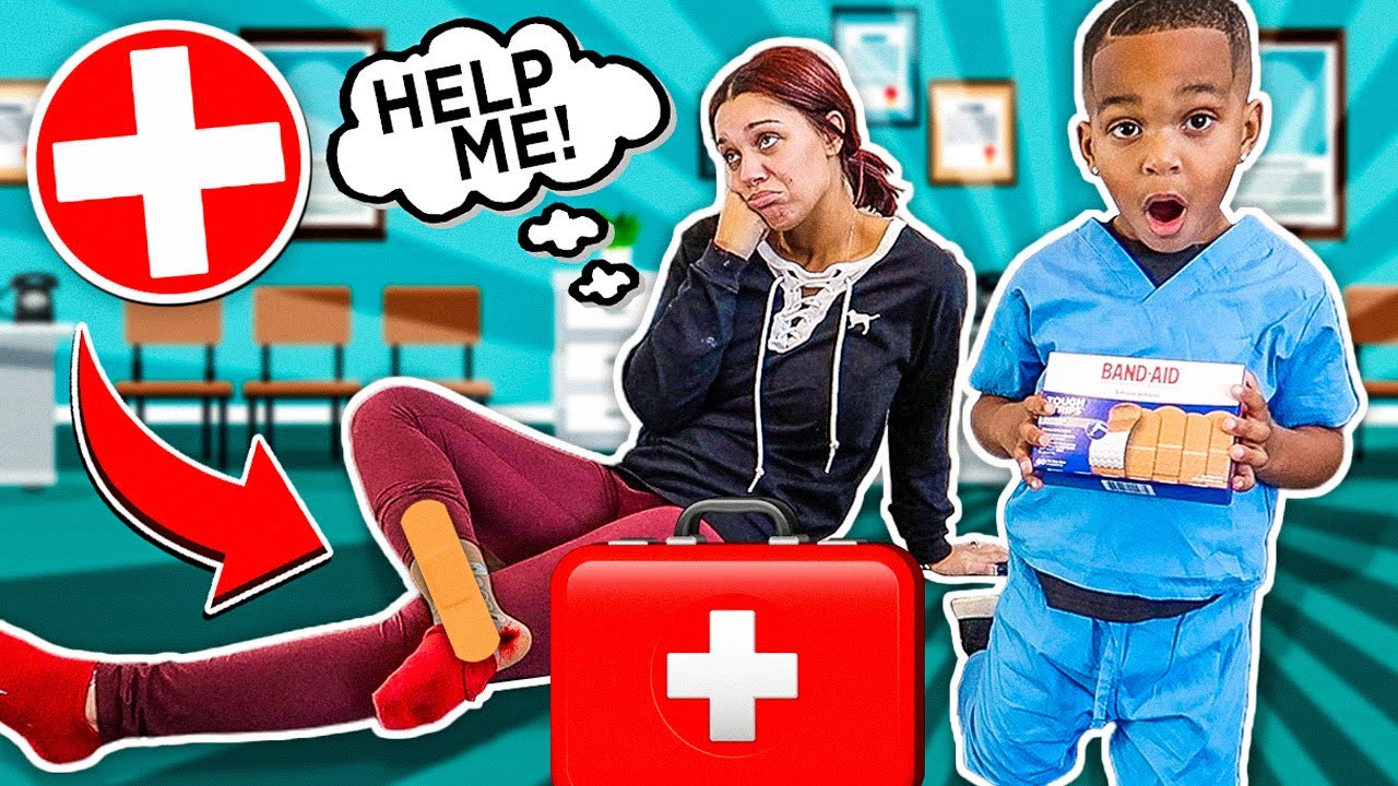 Doctor DJ Saves Mommy Pretend Play Johny Johny Yes Papa!