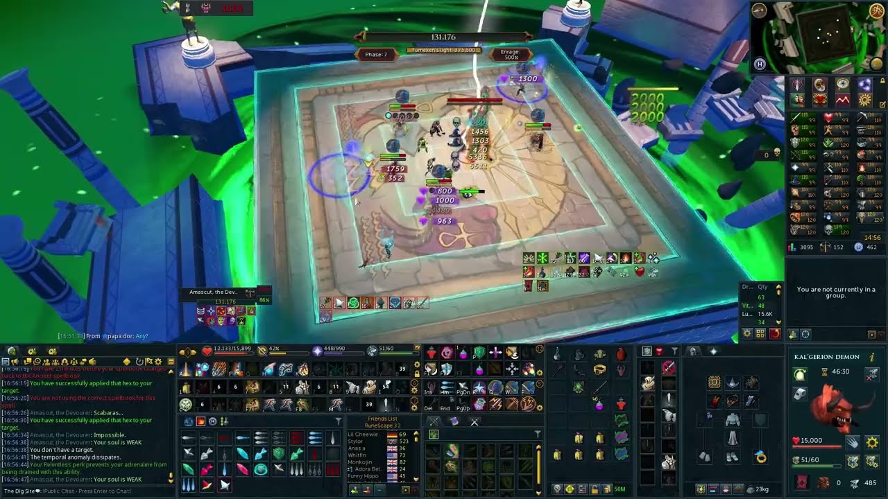 500% Amascut & drop!