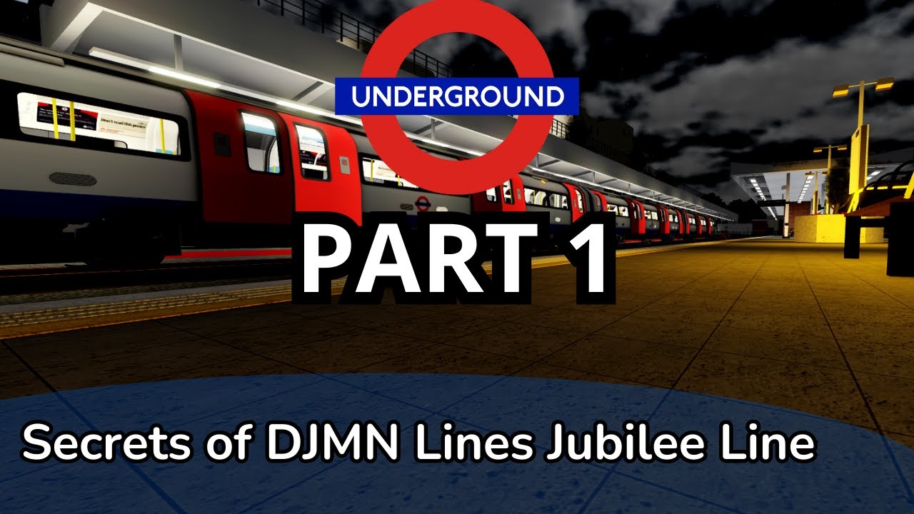 SECRETS of Roblox Jubilee Line - PART 1 (Stratford - West Hampstead)
