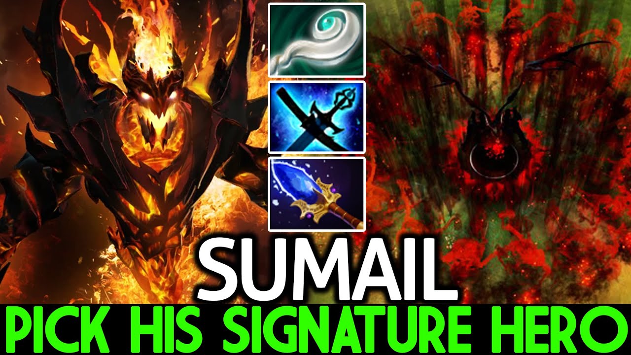 SUMAIL [Shadow Fiend] Pick His Signature Hero Full Magic Build Dota 2
