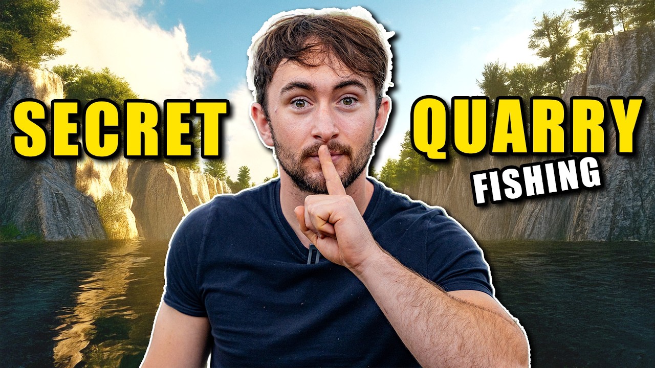 Fishing a SECRET QUARRY! [Does it hold any fish?]