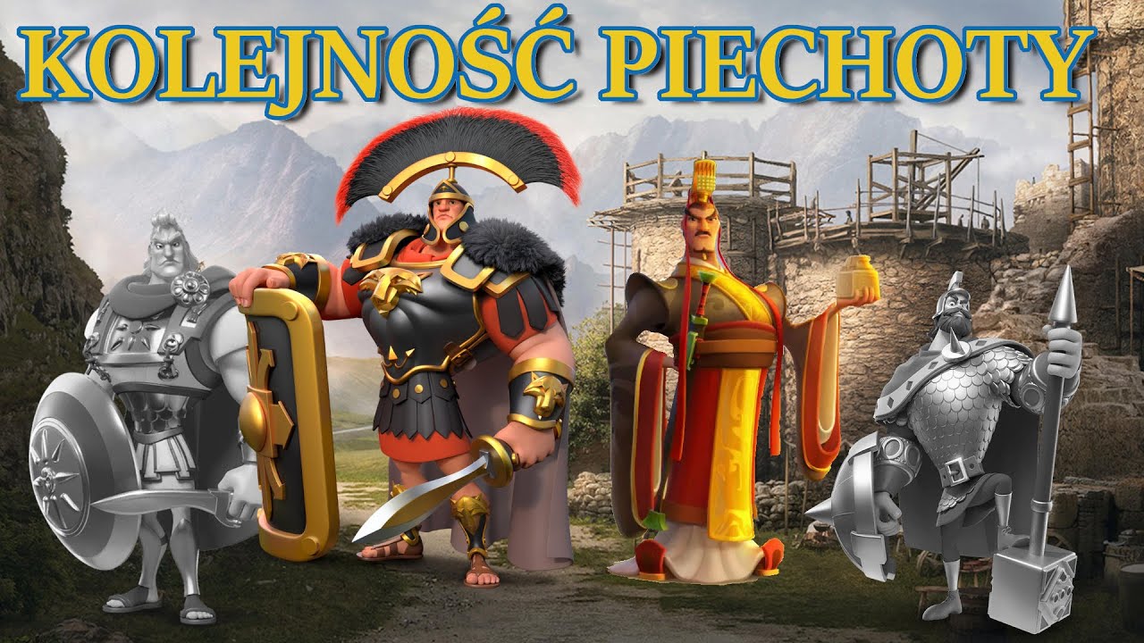 Kolejność dowódców piechoty 2023 Rise of Kingdoms