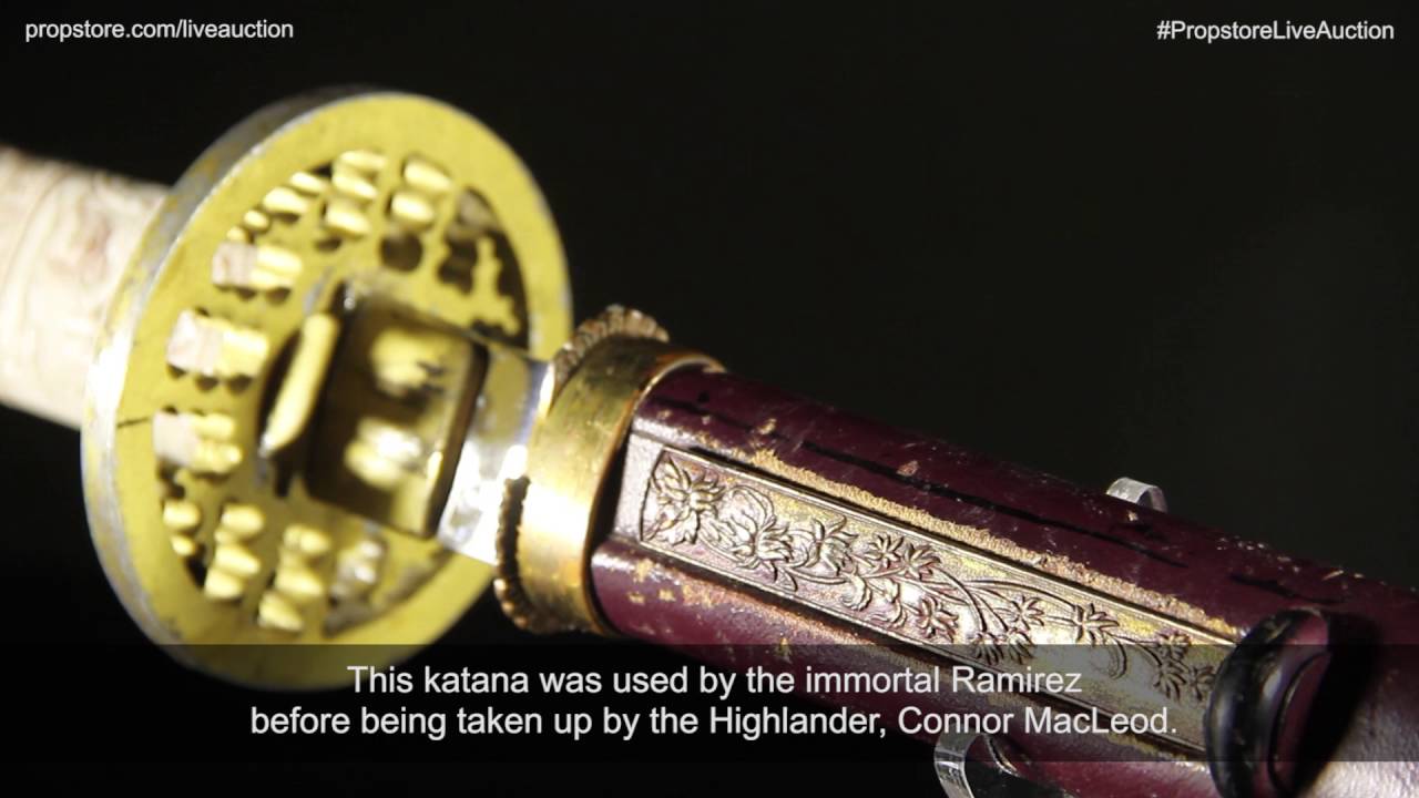 Lot 225 - HIGHLANDER (1986) - Ramirez's (Sean Connery) Katana