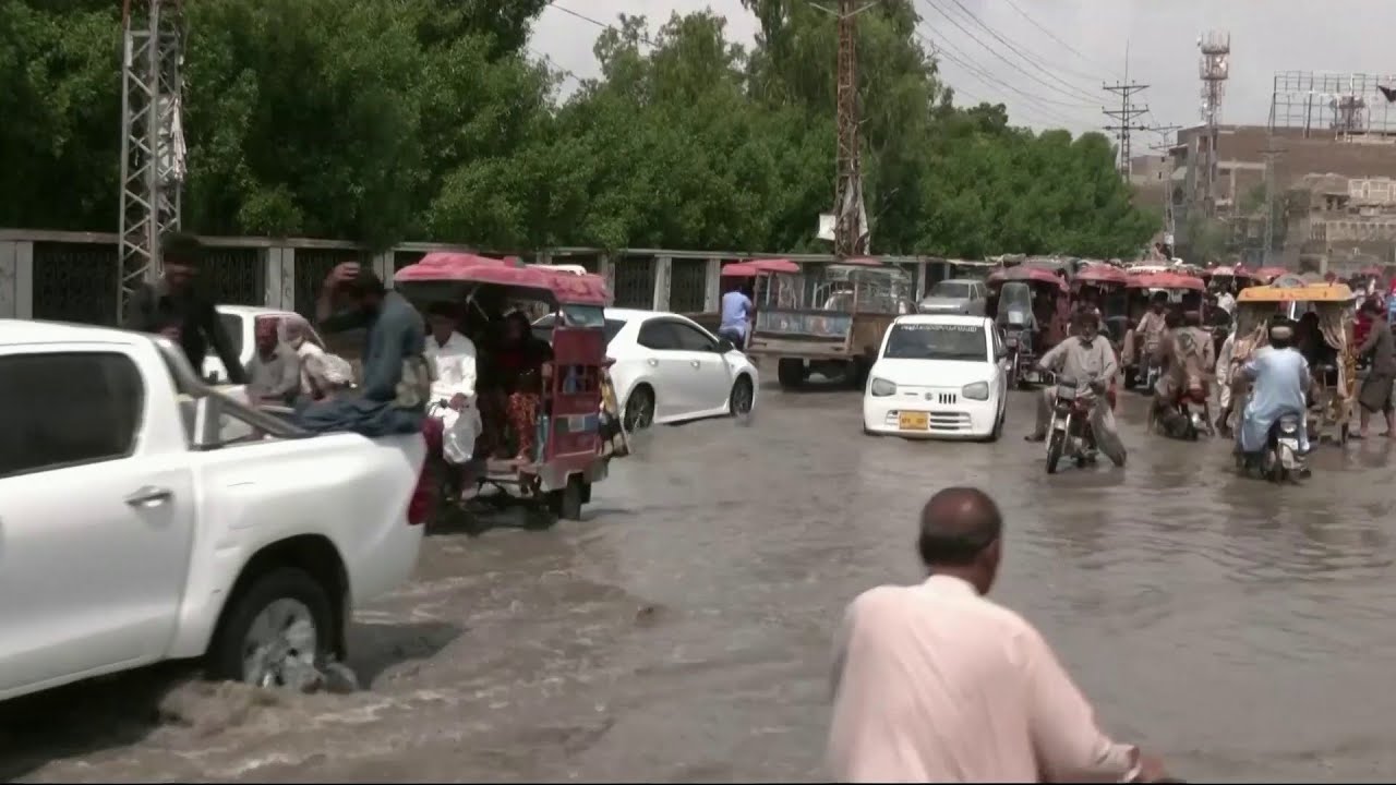 خسارت‌های گسترده سیل در پاکستان