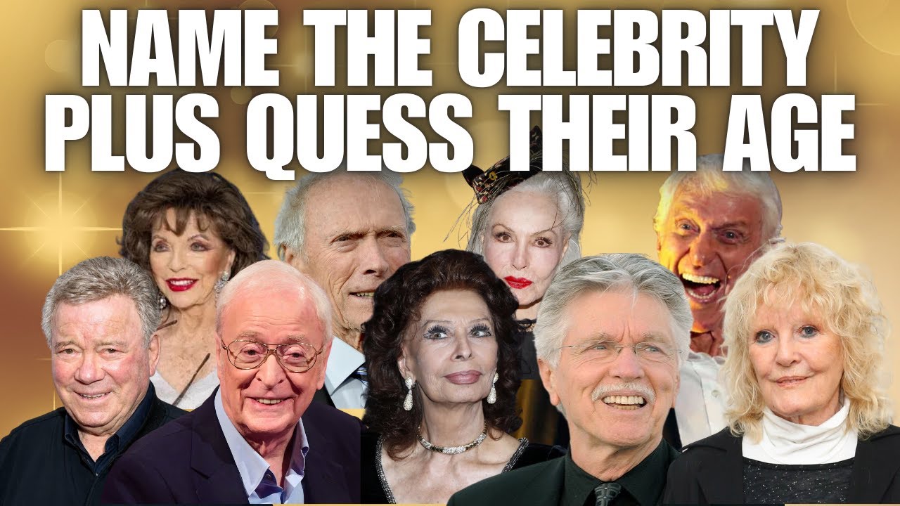 Name The Celebrity & Guess Their Age [Quiz Mix Challenge]