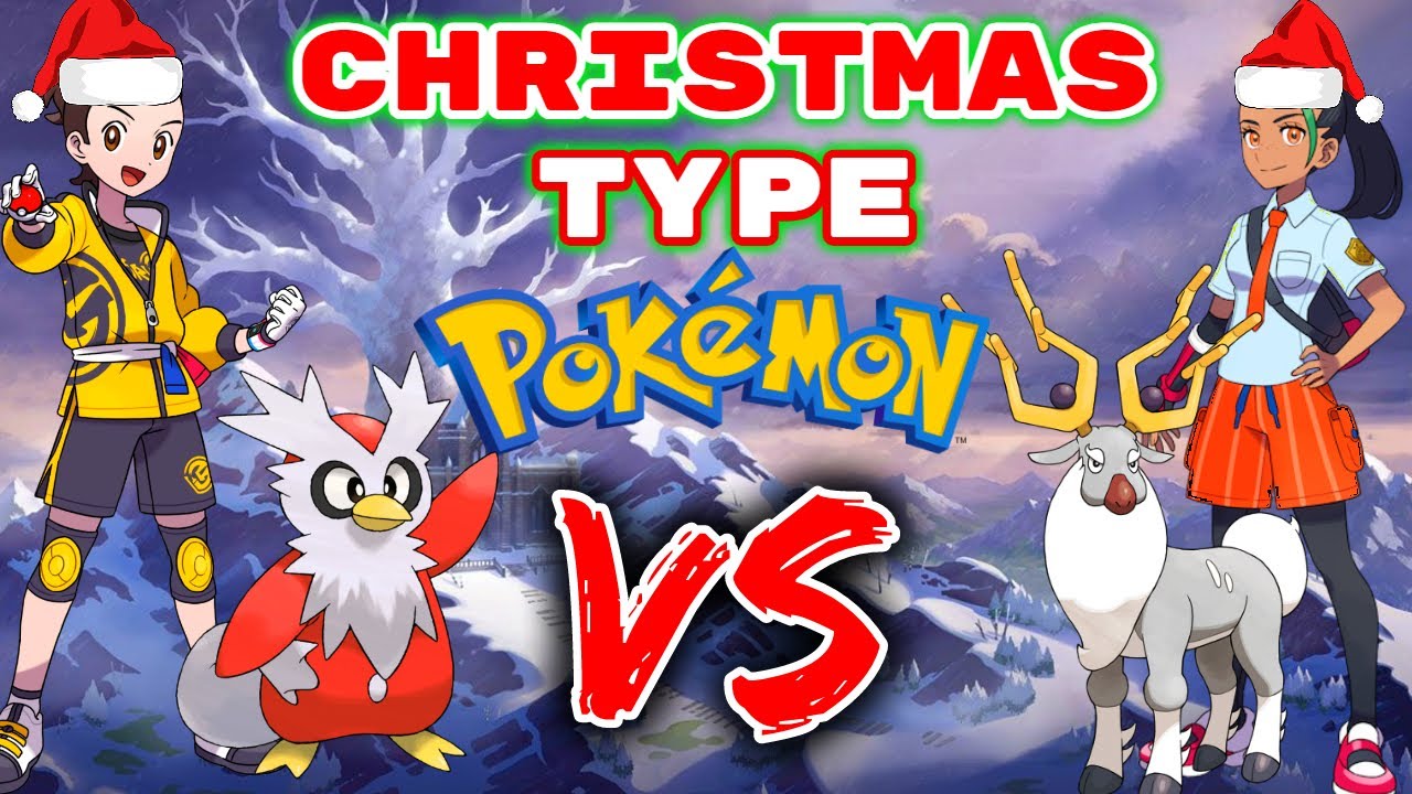 We Can Only Catch Randomized Christmas Type Pokemon. Then We FIGHT!