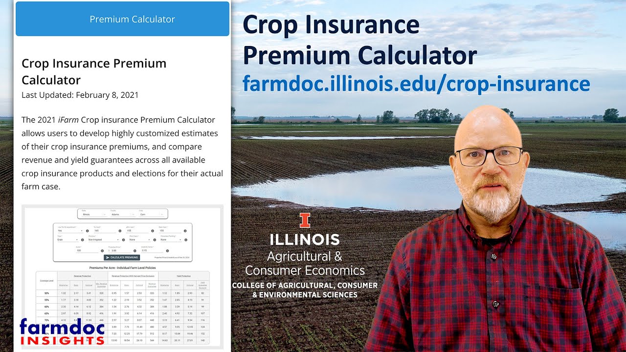 farmdoc Crop insurance Premium Calculator