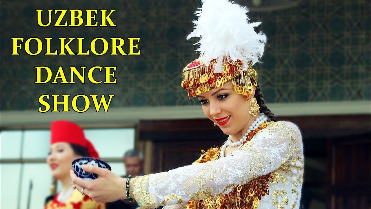 Uzbek folklore dance show in Bukhara city